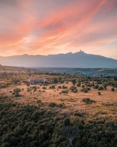 Sunrise over Mt Kenya - photo Olepangi Farm