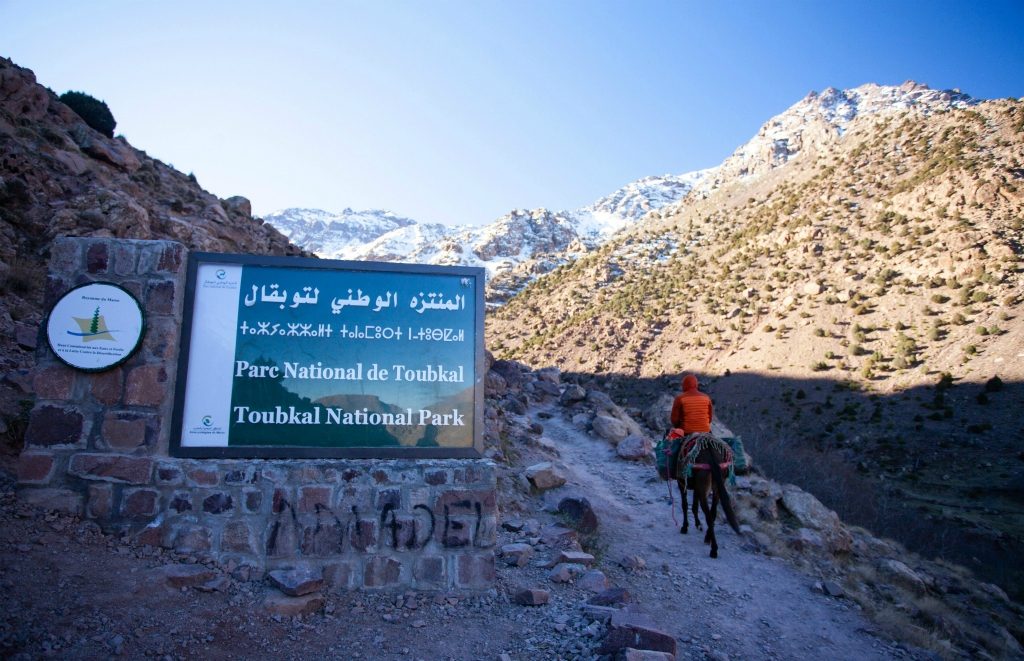 Passage through Pare National de Toubkal 